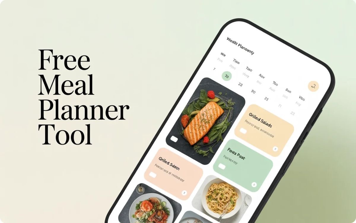 Free Meal Planner Tool for Smart Diet Planning