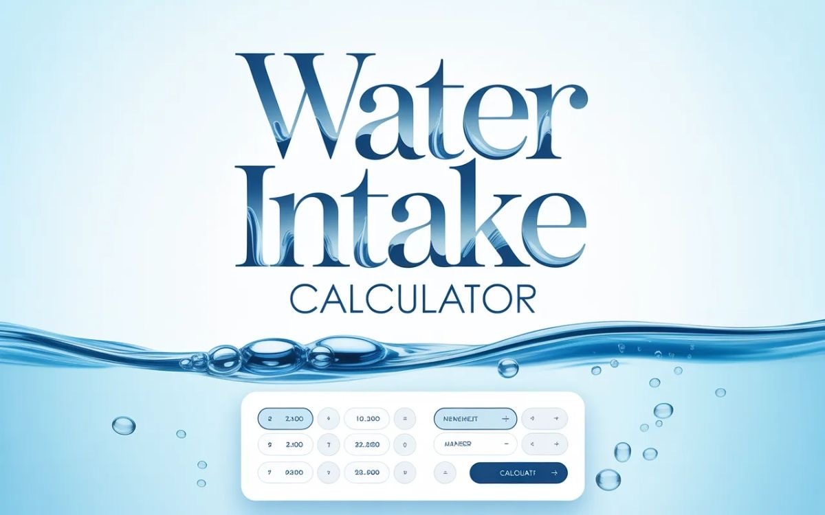 Water Intake Calculator for Daily Hydration Needs